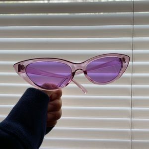 Purple Cat Eye Sunglasses